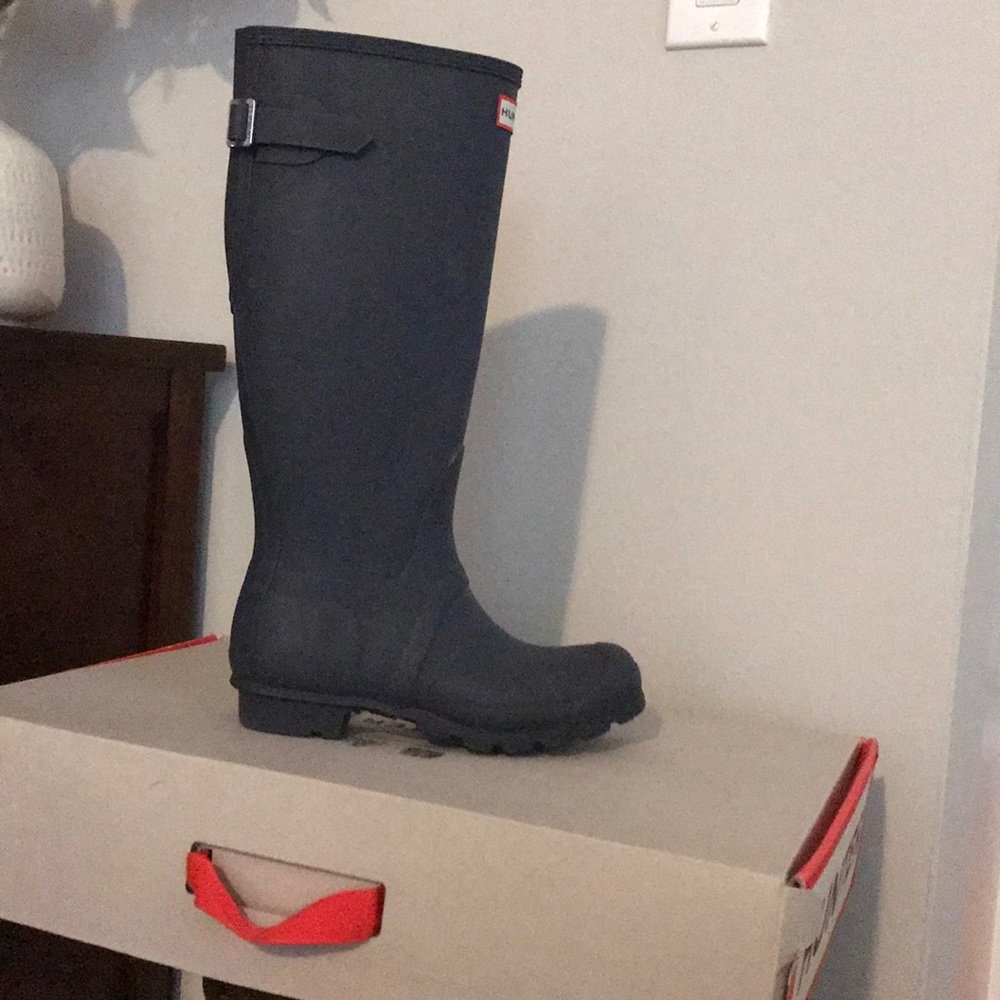 Hunter Original Back Adjust Boots, Sz 6